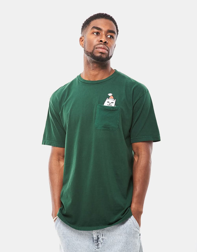 RIPNDIP Lord Santa Pocket T-Shirt - Hunter Green