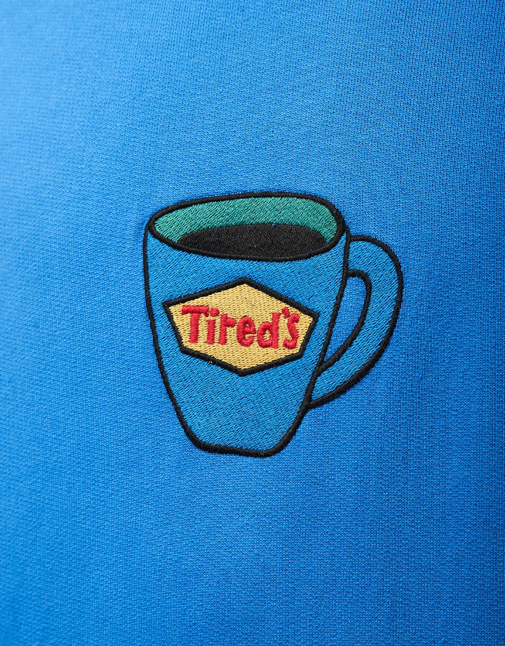 Tired Tired'S Pullover Hoodie - Royal