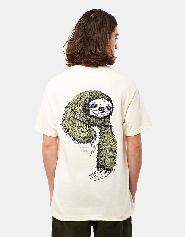 Welcome Sloth T-Shirt - Bone/Sage
