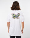 Santa Cruz Galactic Butterfly UK EXCLUSIVE T- Shirt - White