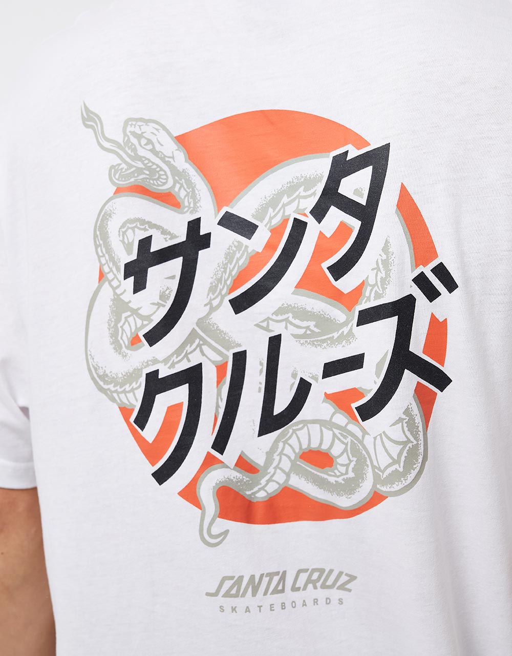 Santa Cruz Serpent Japanese Dot UK EXCLUSIVE T- Shirt - White