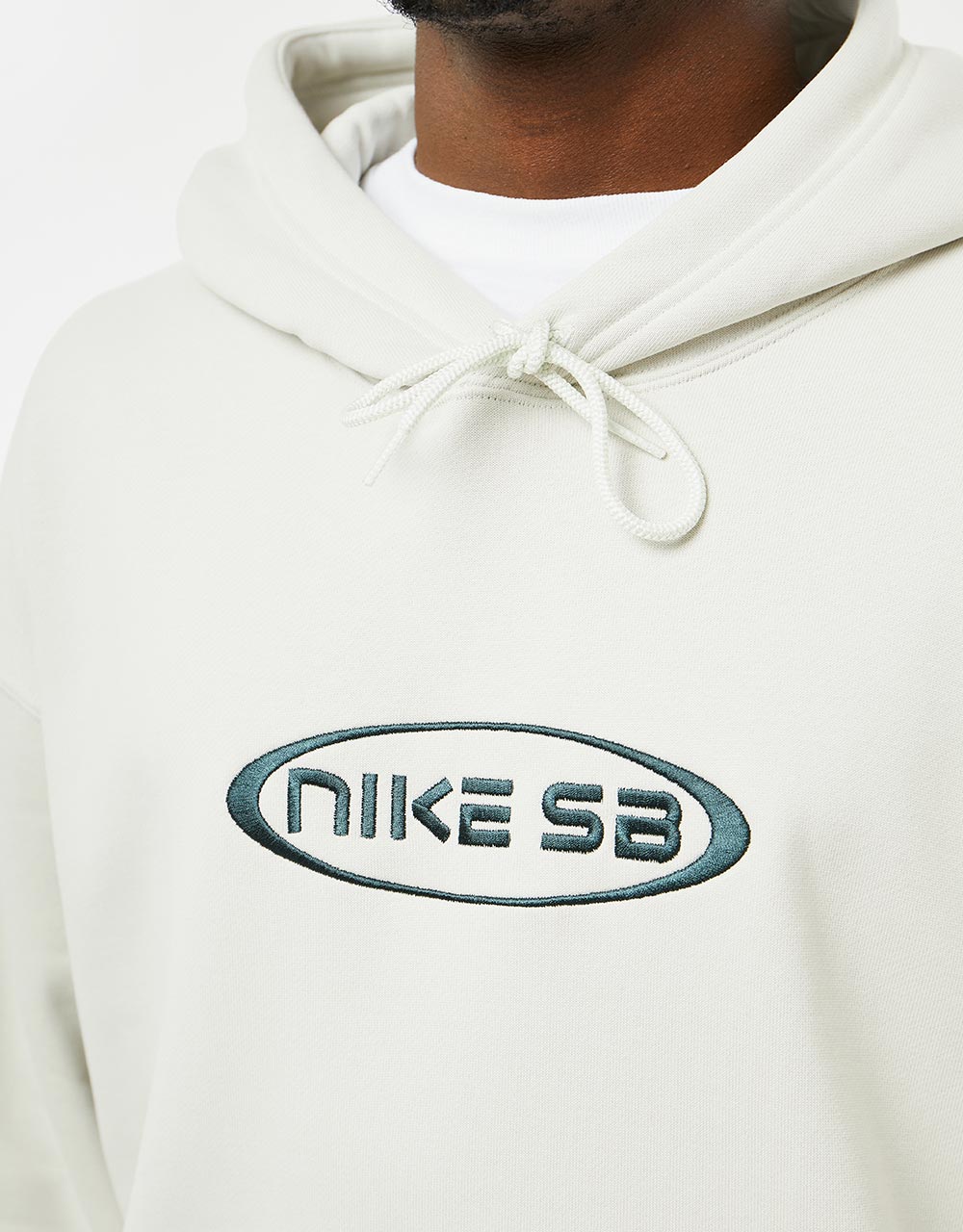 Nike SB HBR Pullover Hoodie - Light Bone/Deep Jungle