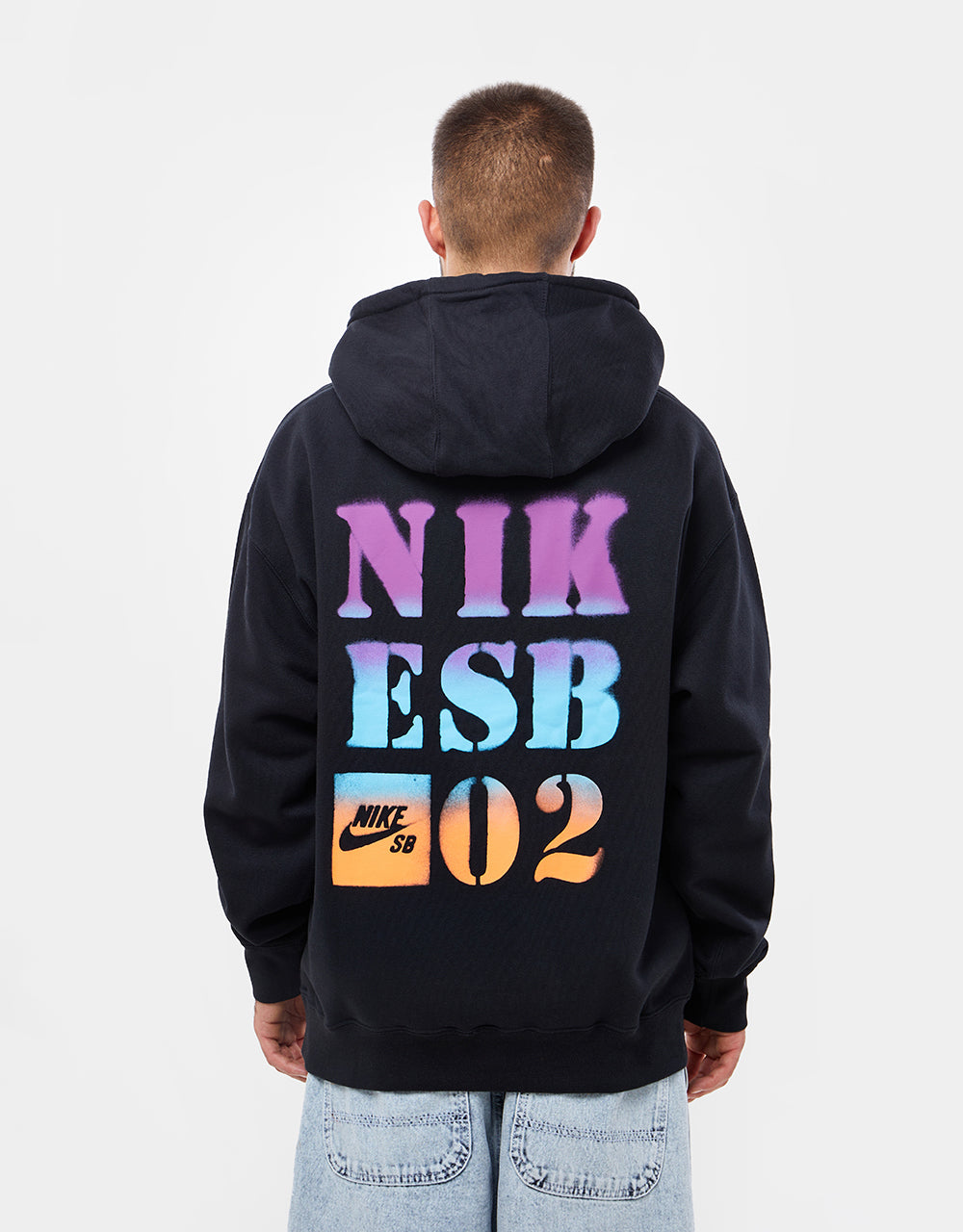 Nike SB Stencil Pullover Hoodie - Black – Route One