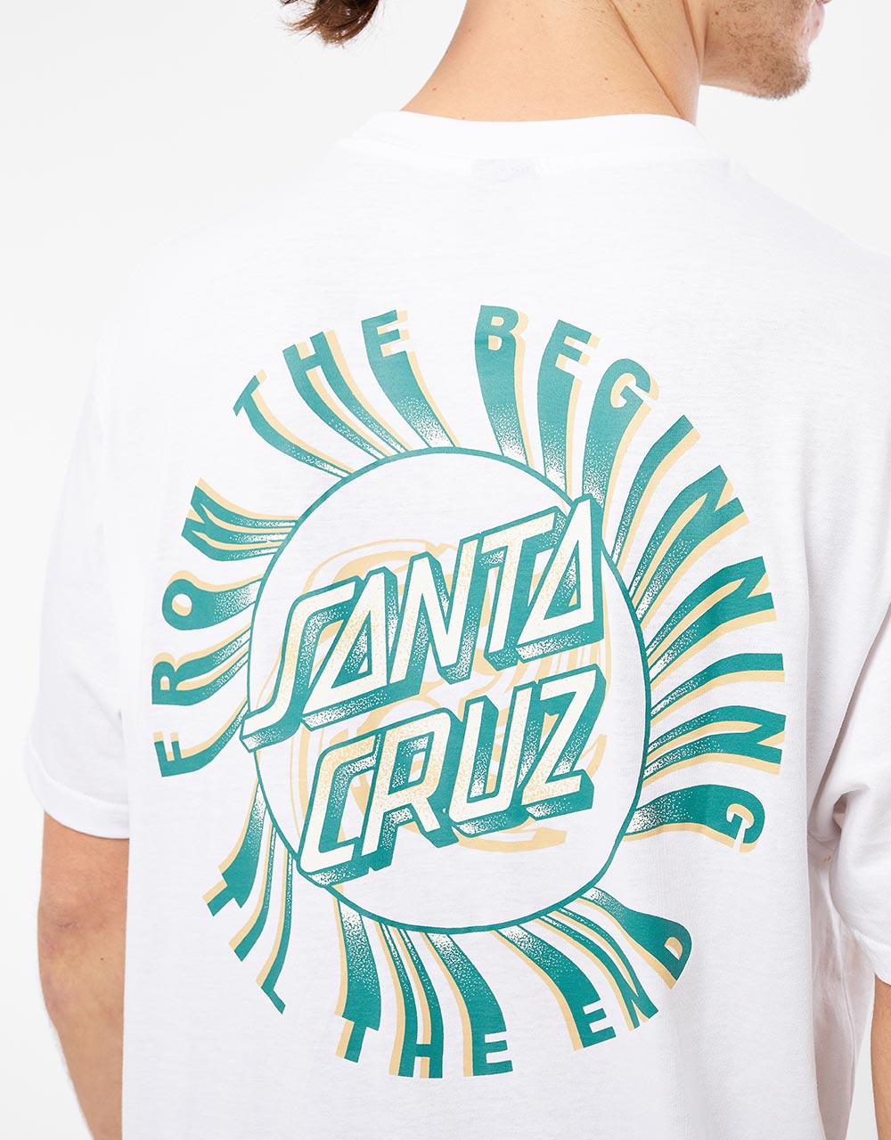 Santa Cruz Beginning Dot T-Shirt - White