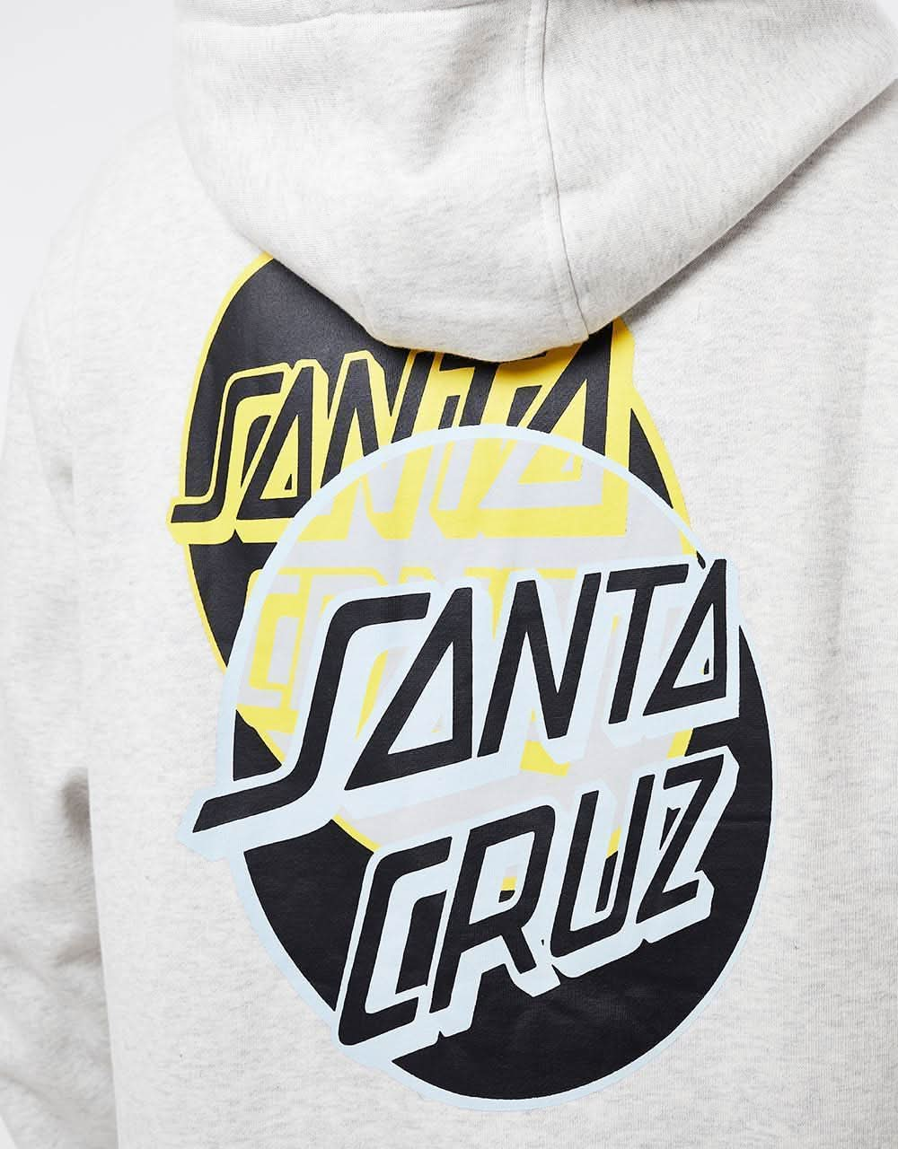 Santa Cruz Dissect Dot Pullover Hoodie - Athletic Heather