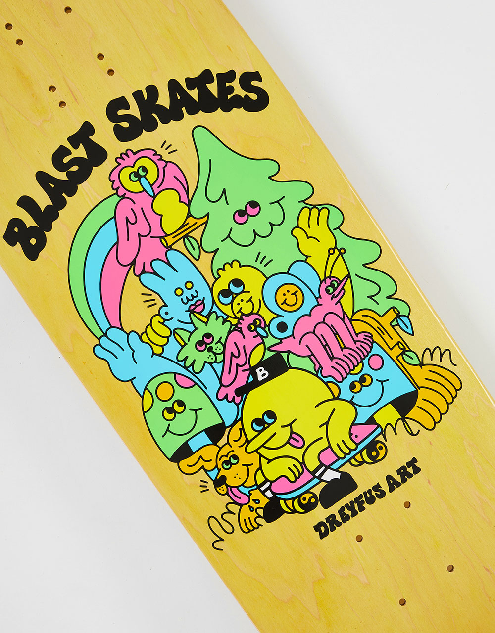 Blast Skates Dreyfus Art Skateboard Deck - 9.5"