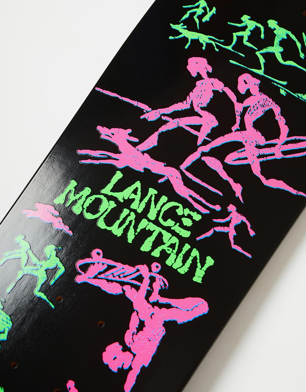 Powell Peralta Mountain Blacklight Bones Brigade™ S14 Reissue Skateboard Deck - 9.9"