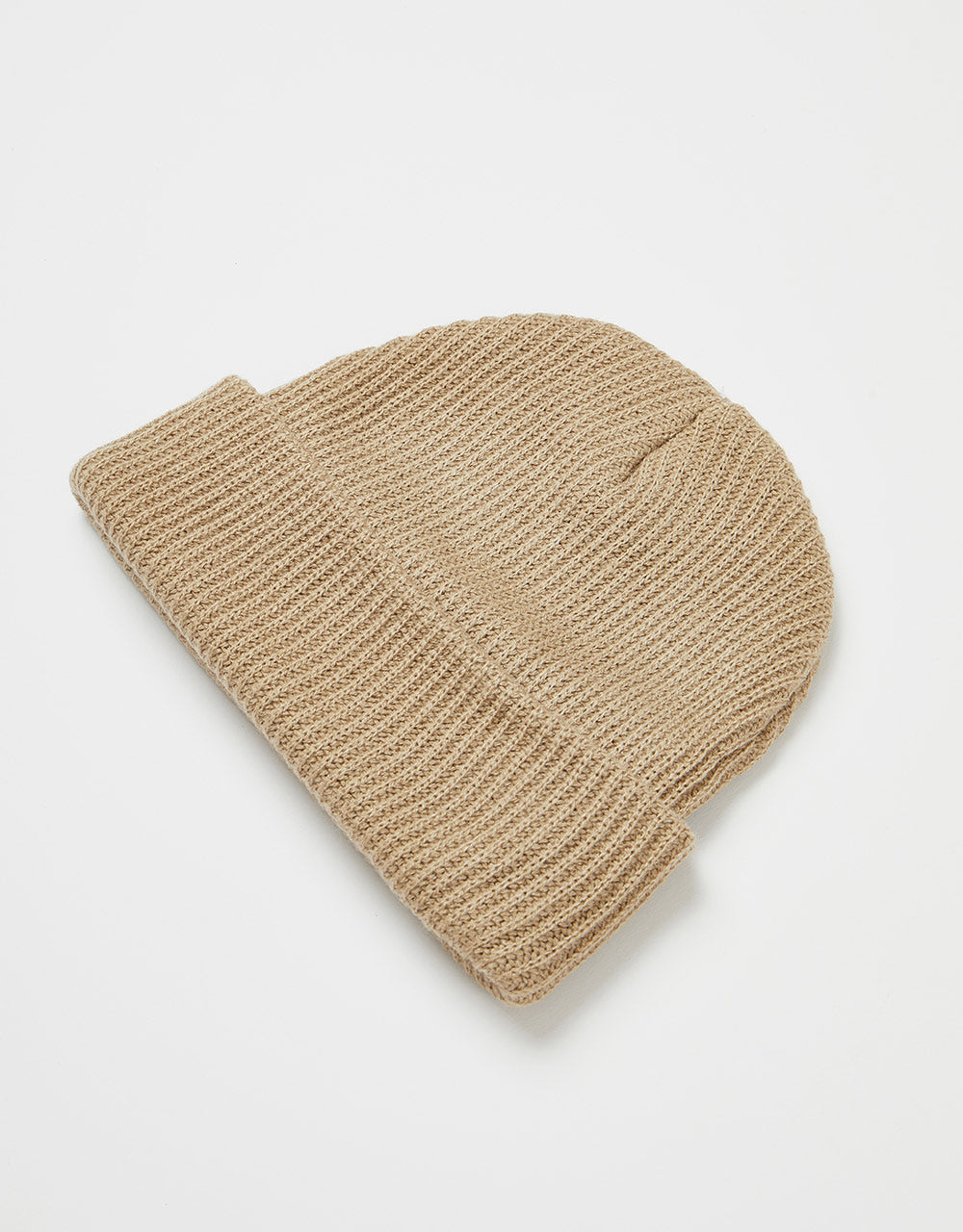 Route One Recycled Fisherman Beanie - Desert Taupe