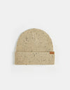 Route One Recycled Fleck Beanie - Natural