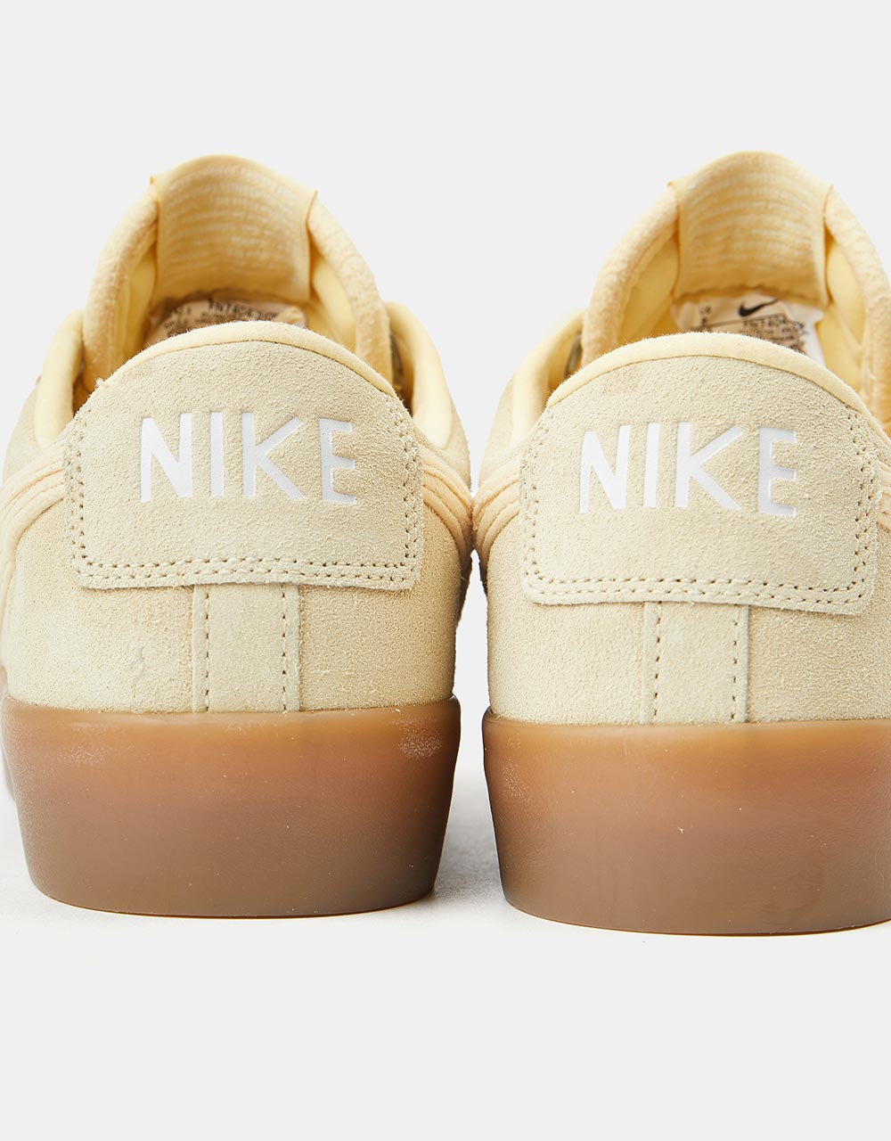 Nike SB Blazer Low Pro GT Premium Skate Shoes - Pale Vanilla/Pale Vanilla-Pale Vanilla-Summit White-Gum Lt Brown