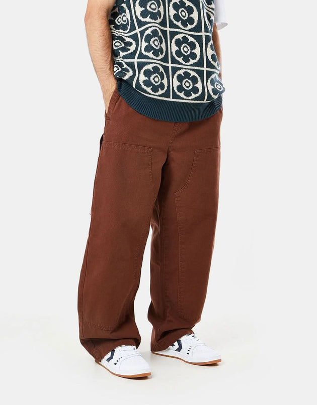 Route One Double Knee Heavyweight Canvas Pants - Cappuccino