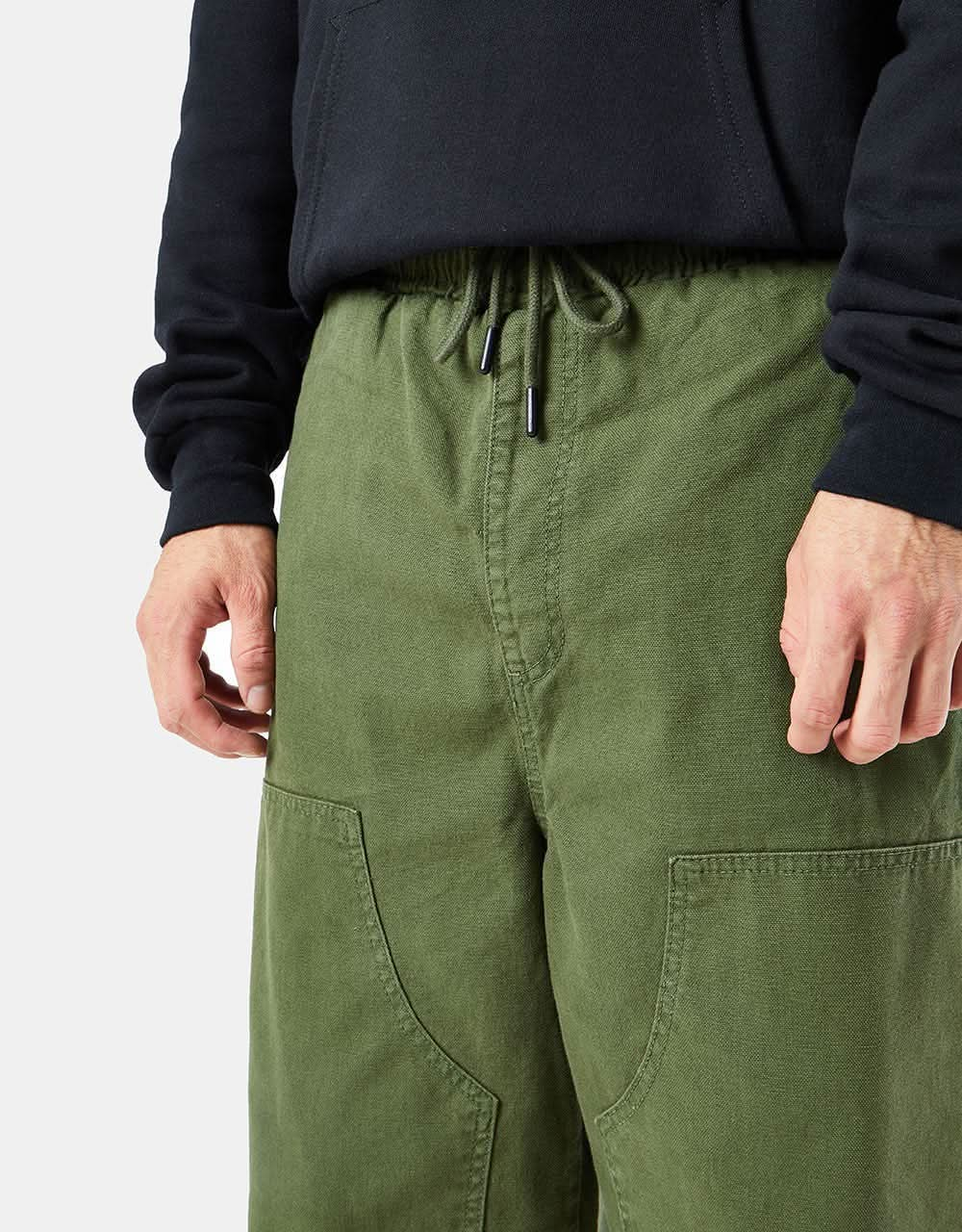 Route One Double Knee Heavyweight Canvas Pants - Olive