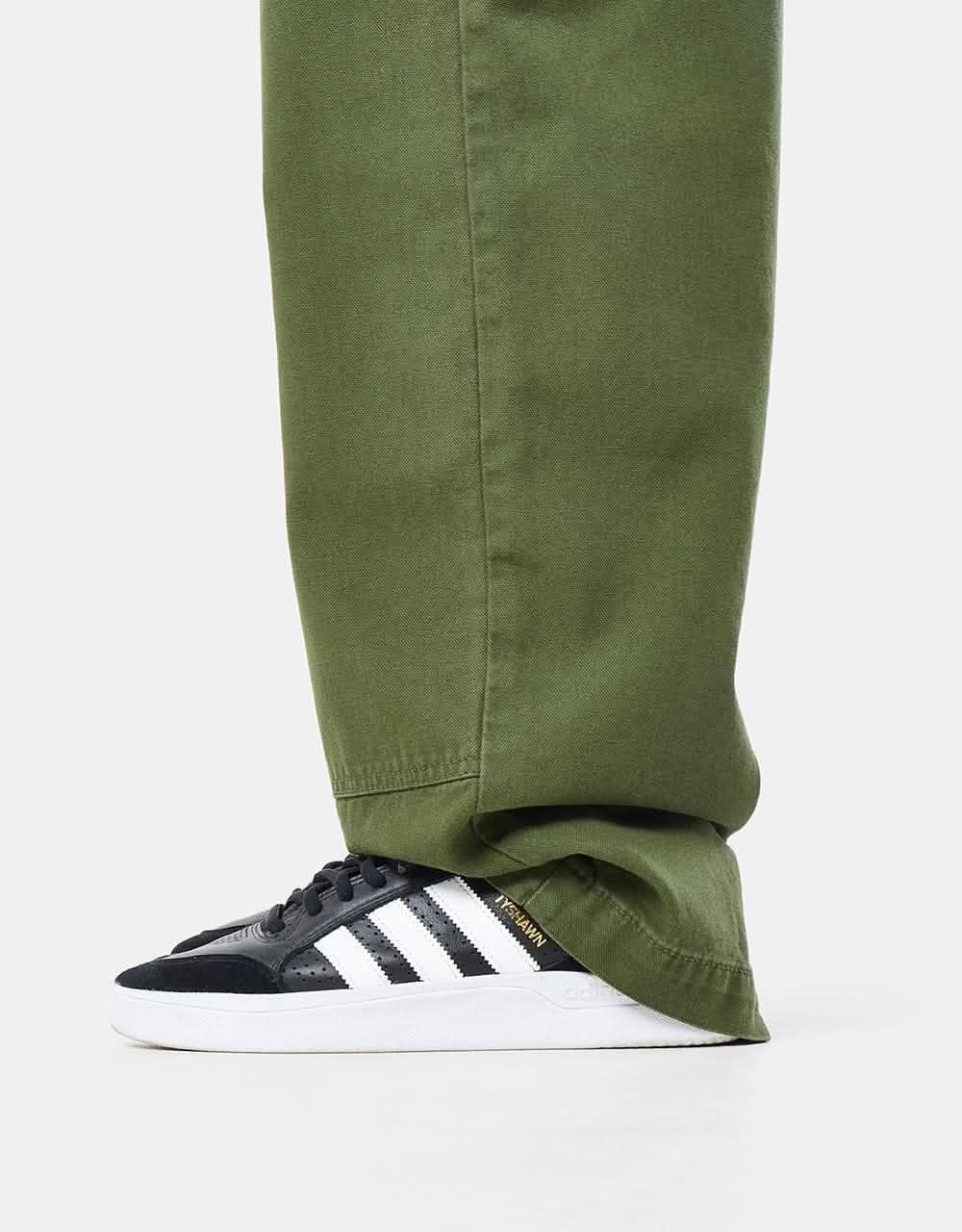 Route One Double Knee Heavyweight Canvas Pants - Olive