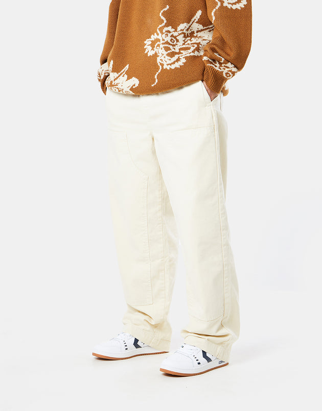 Route One Double Knee Heavyweight Canvas Pants - Angora