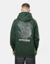 Route One Murmurations Pullover Hoodie - Forest Green