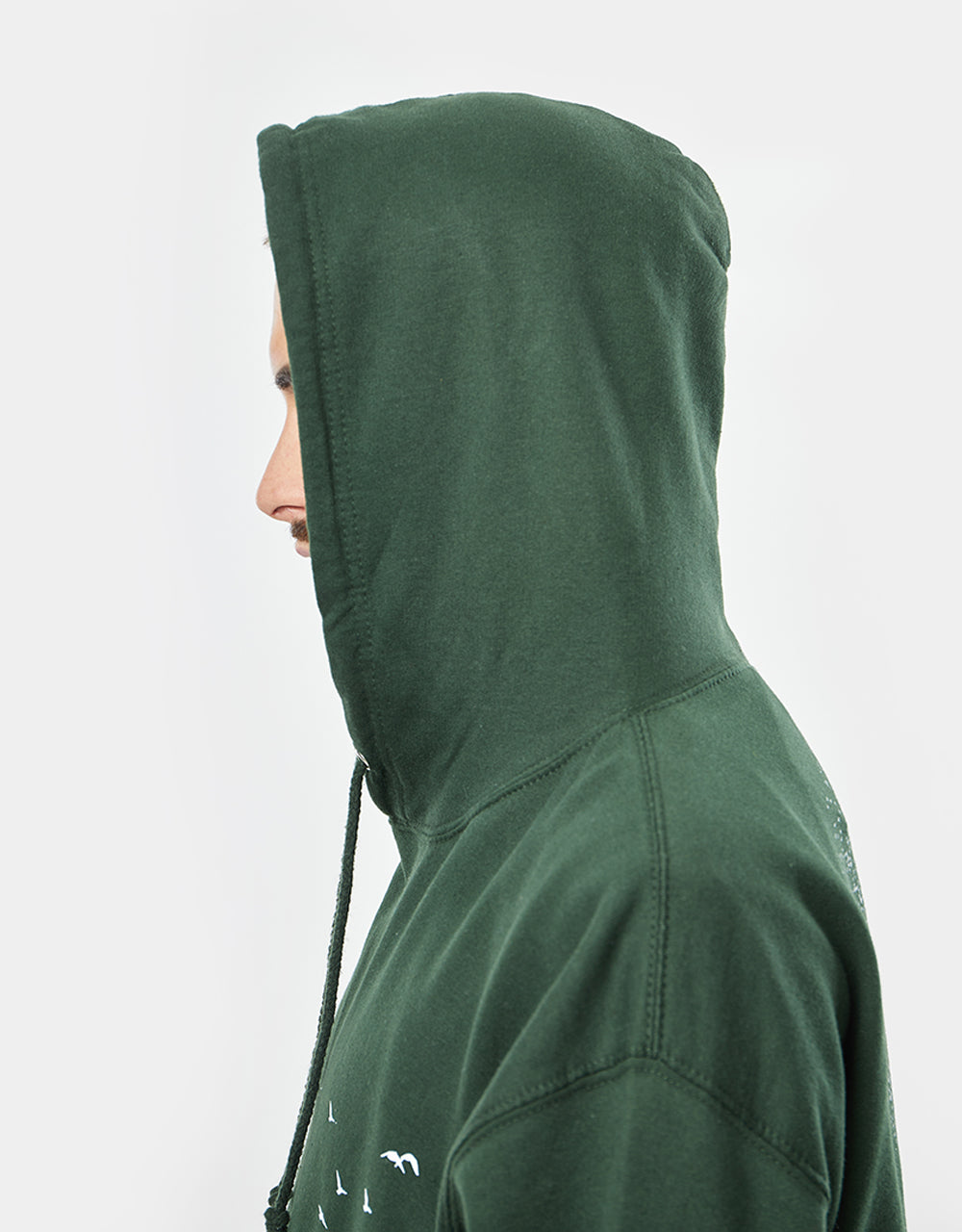 Route One Murmurations Pullover Hoodie - Forest Green