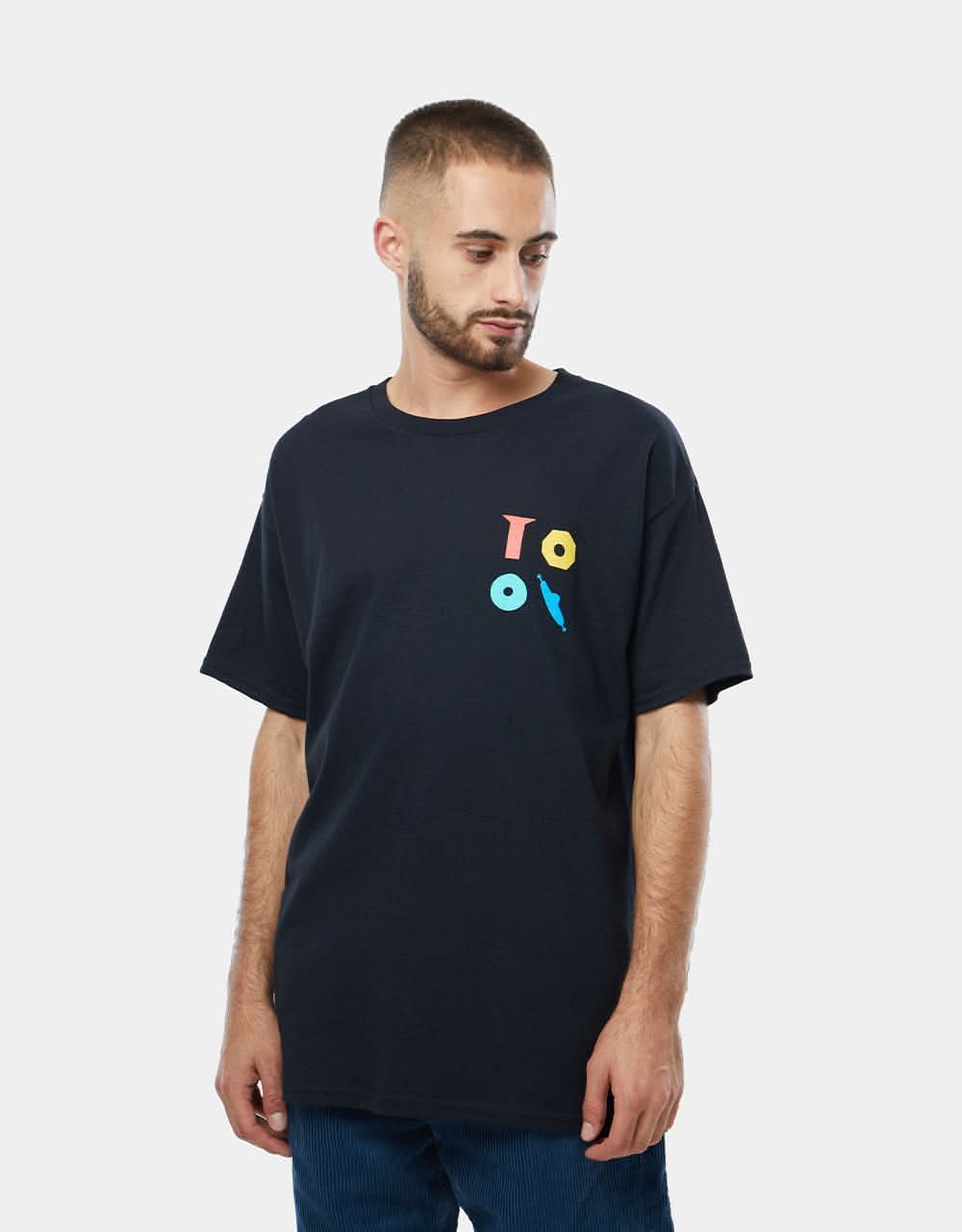 Route One Pieces T-Shirt - Black