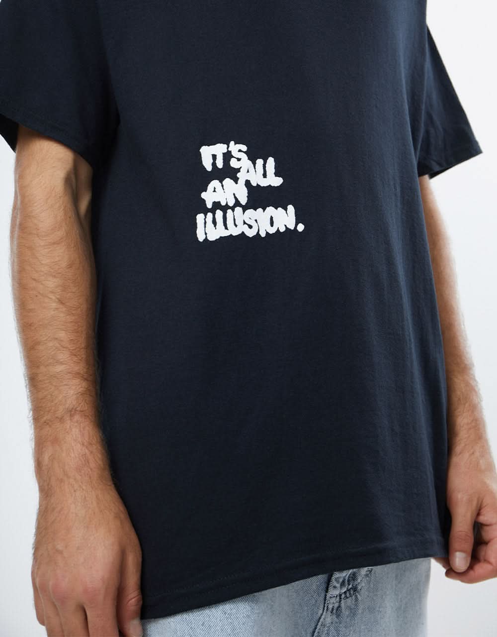 Route One Illusion T-Shirt - Black
