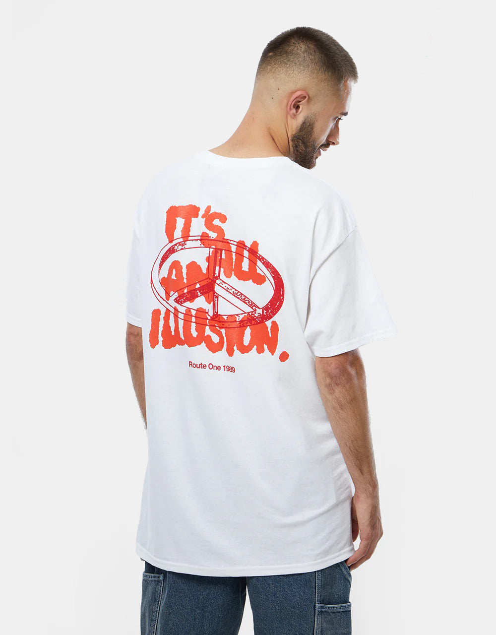 Route One Illusion T-Shirt - White