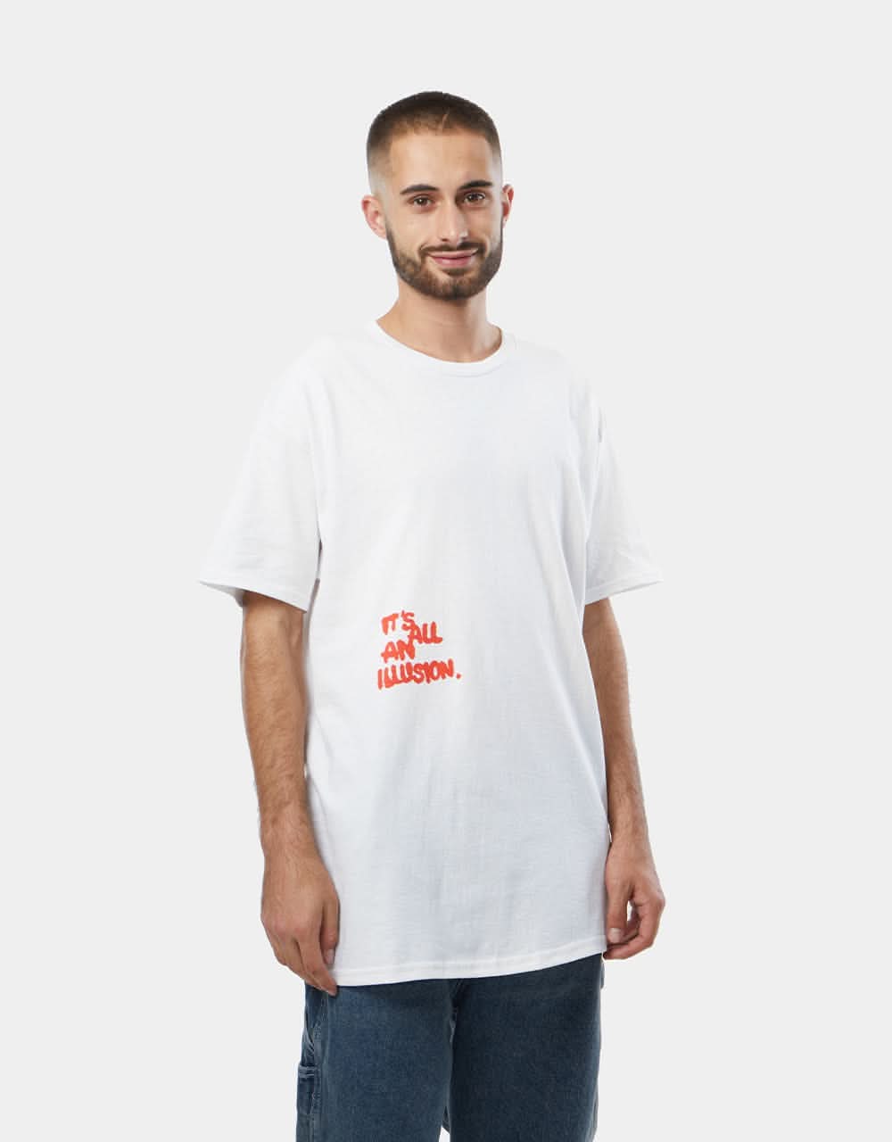 Route One Illusion T-Shirt - White