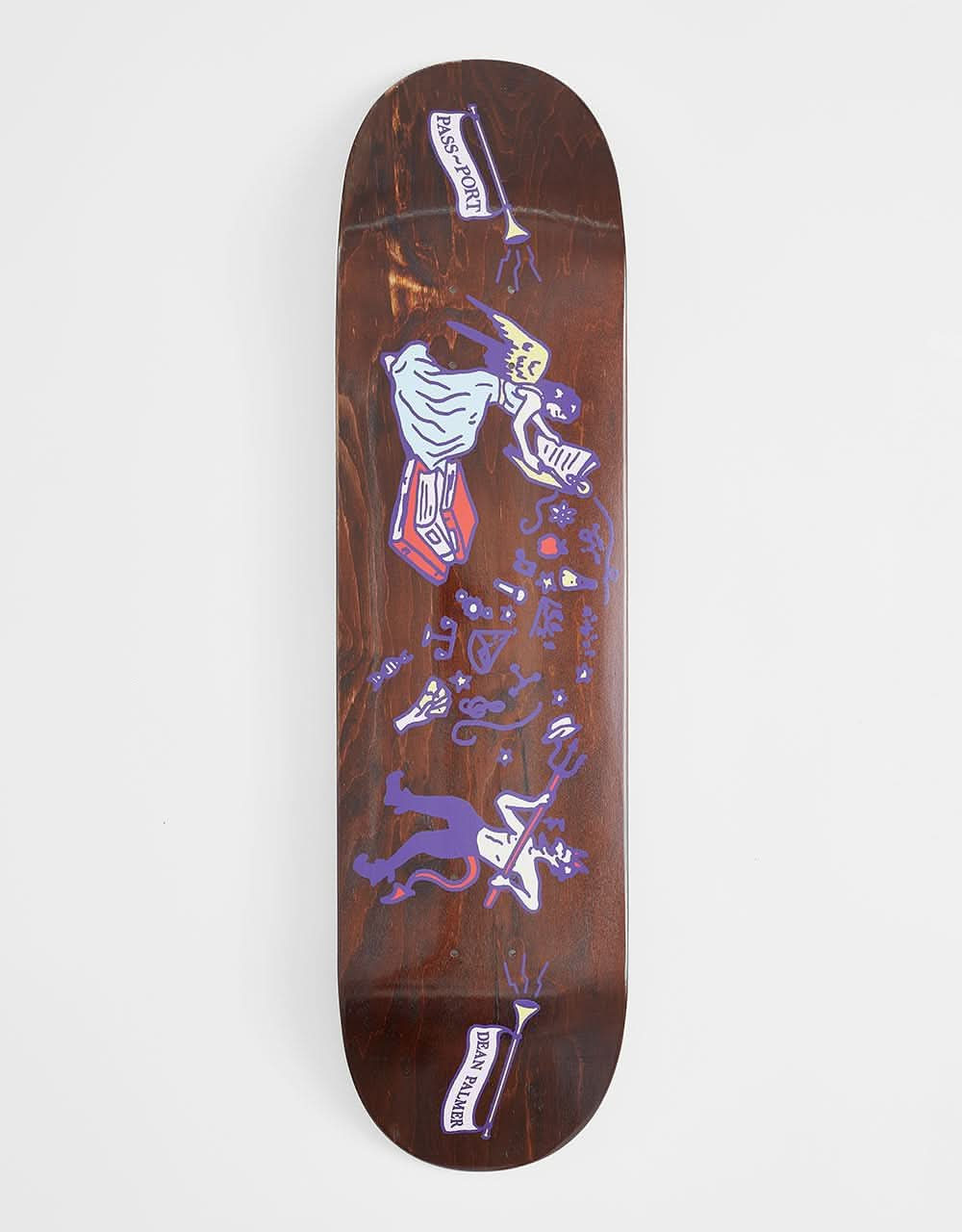 Pass Port Palmer Angel vs Devil Skateboard Deck - 8.25"