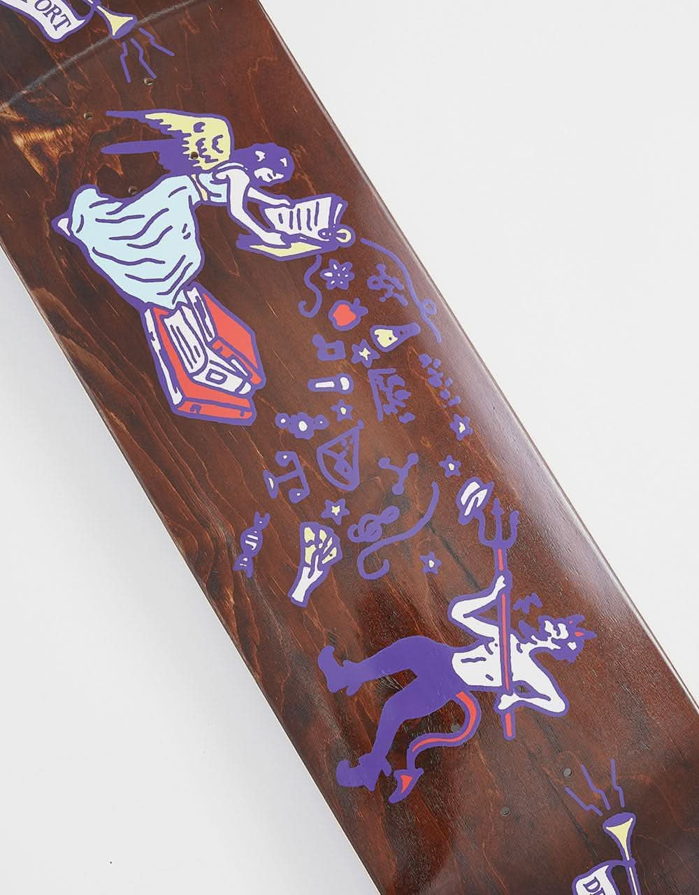 Pass Port Palmer Angel vs Devil Skateboard Deck - 8.25"