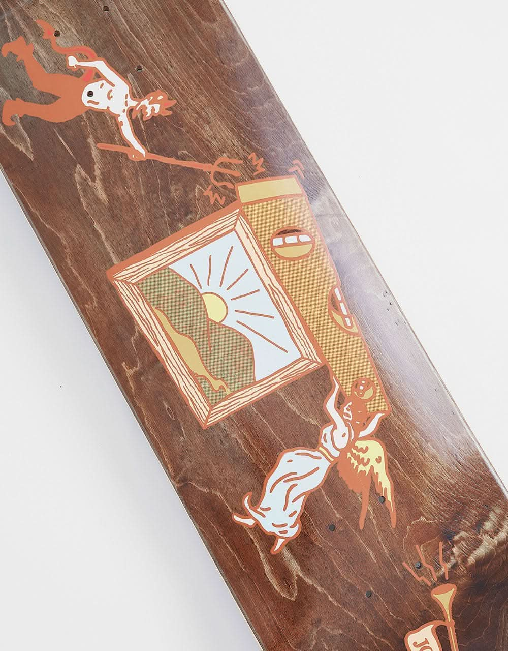 Pass Port Pall Angel vs Devil Skateboard Deck - 8.38"