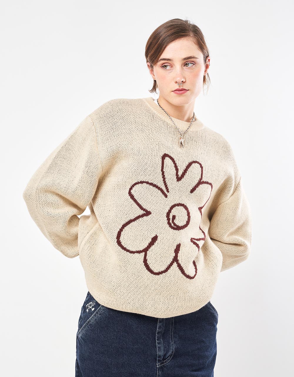 CROCHET flower sweater TUTORIAL - YouTube