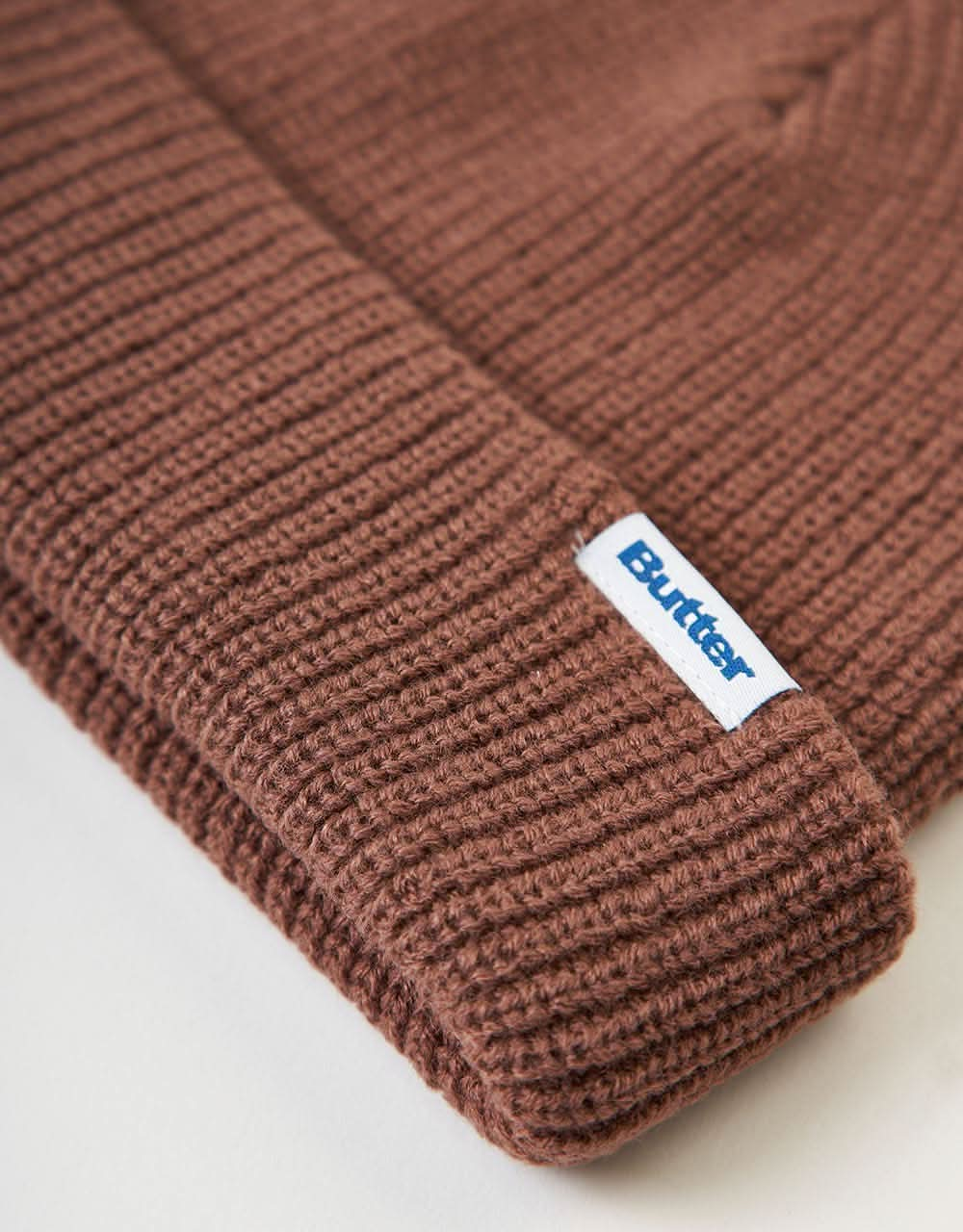 Butter Goods Wharfie Beanie -  Brown