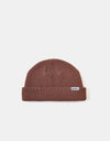 Butter Goods Wharfie Beanie -  Brown