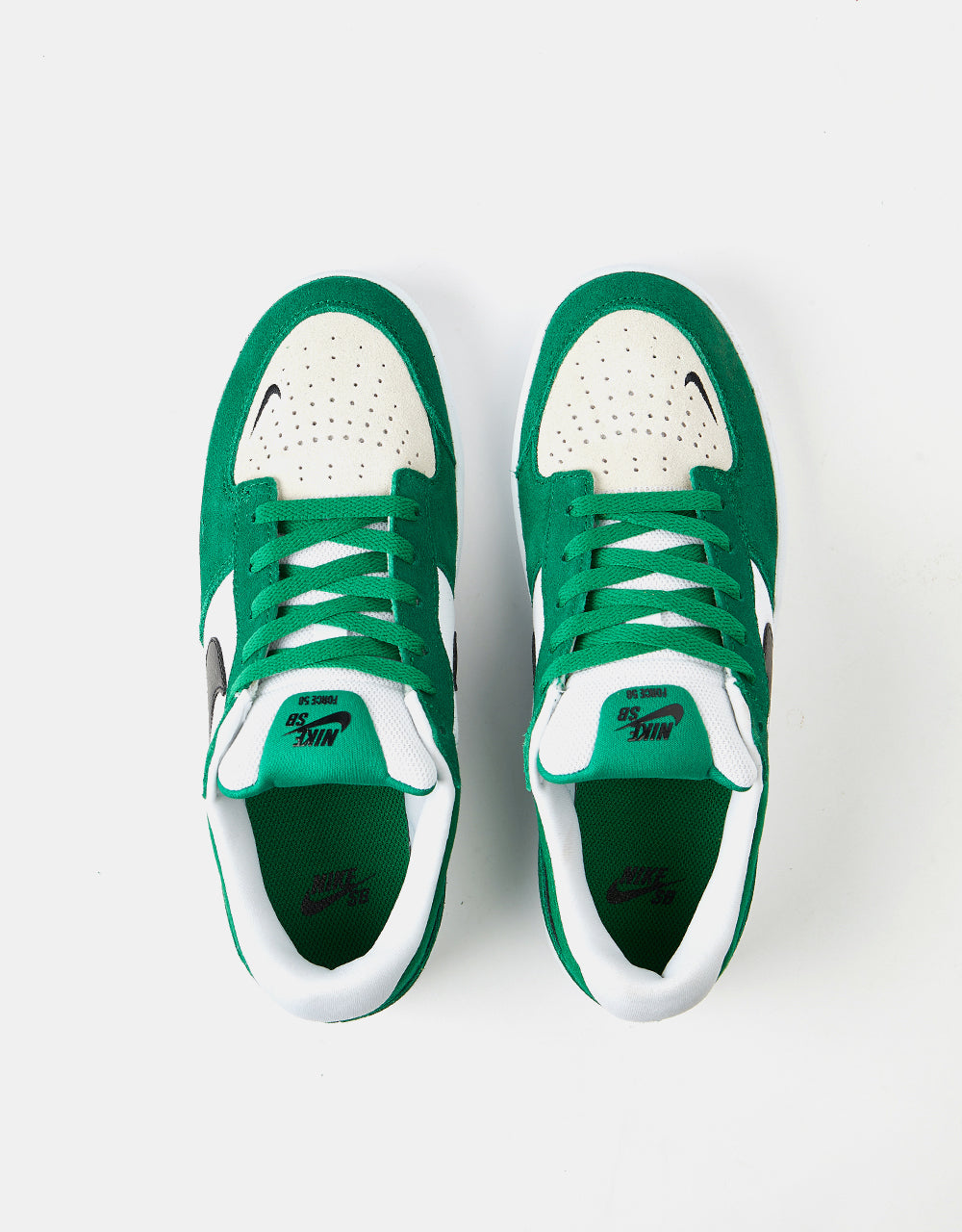 Nike SB Force 58 Skate Shoes - Pine Green/Black-White-White