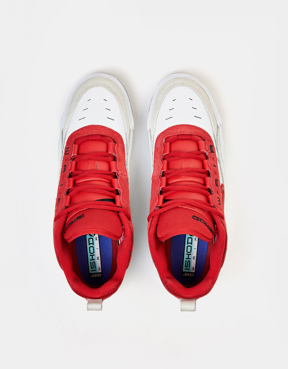 Nike SB Air Max Ishod Skate Shoes - White/Varsity Red-Summit White-Varsity Red-Black