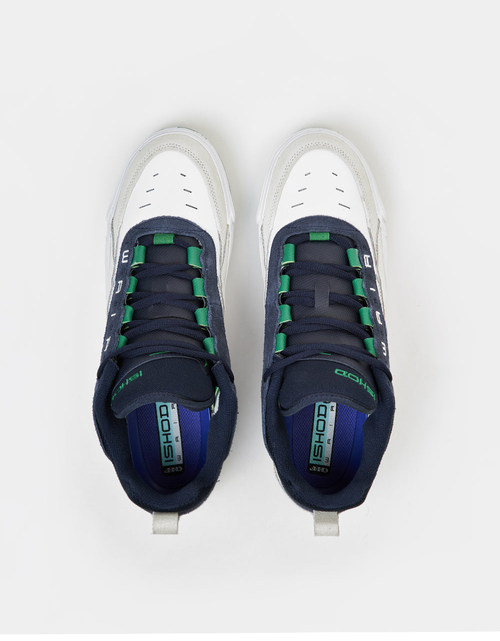 Nike SB Air Max Ishod Skate Shoes - White/Persian Violet-Obsidian-Pine Green-Summit White