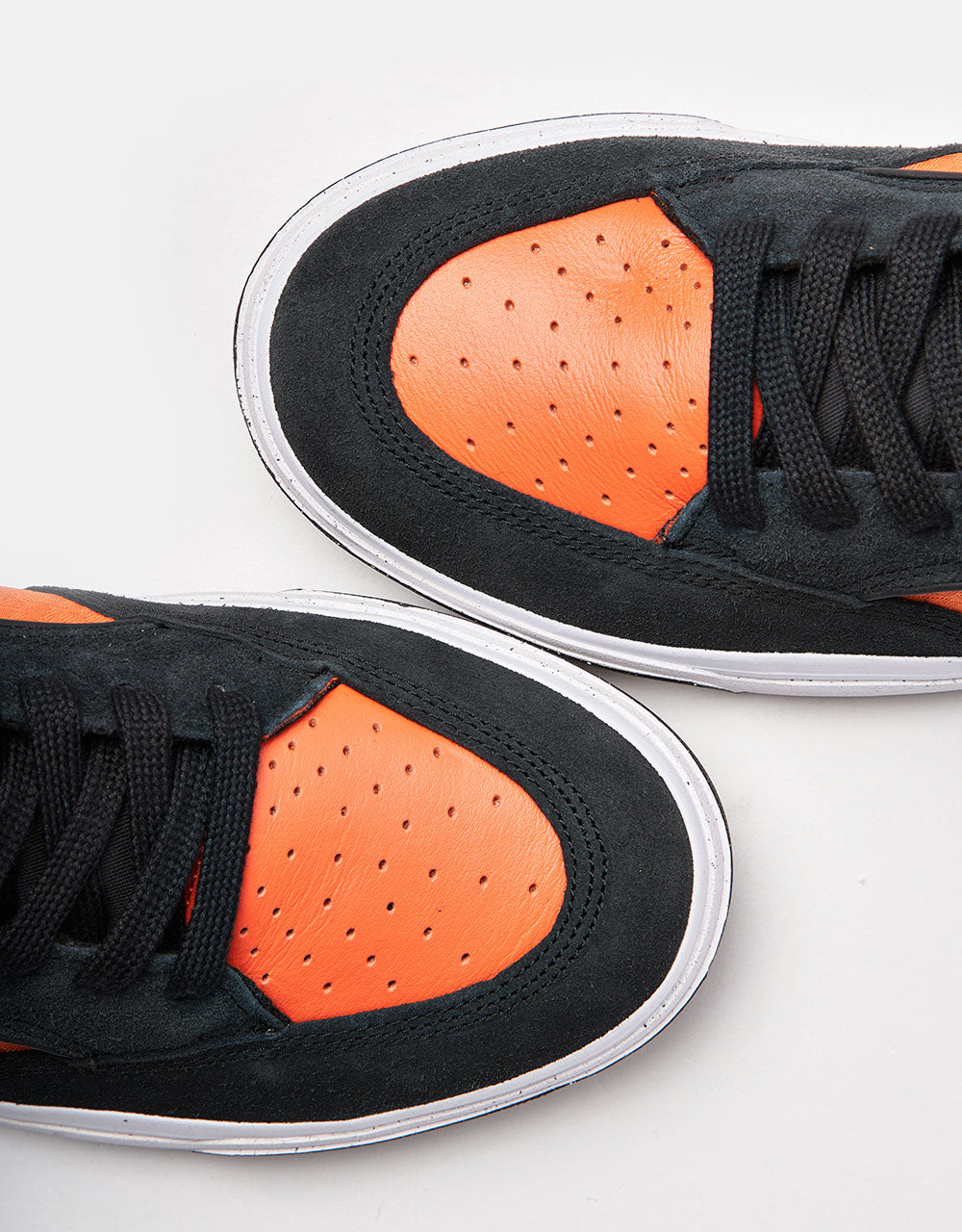 Nike SB React Leo Skate Shoes - Black/Black-Orange-Electro Orange-White ...