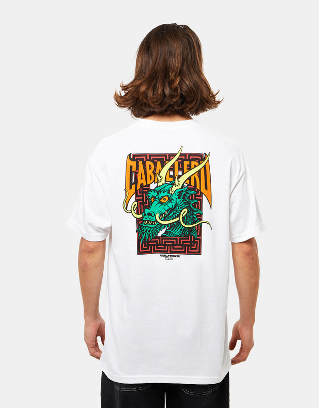 Powell Peralta Caballero Street Dragon T-Shirt - White