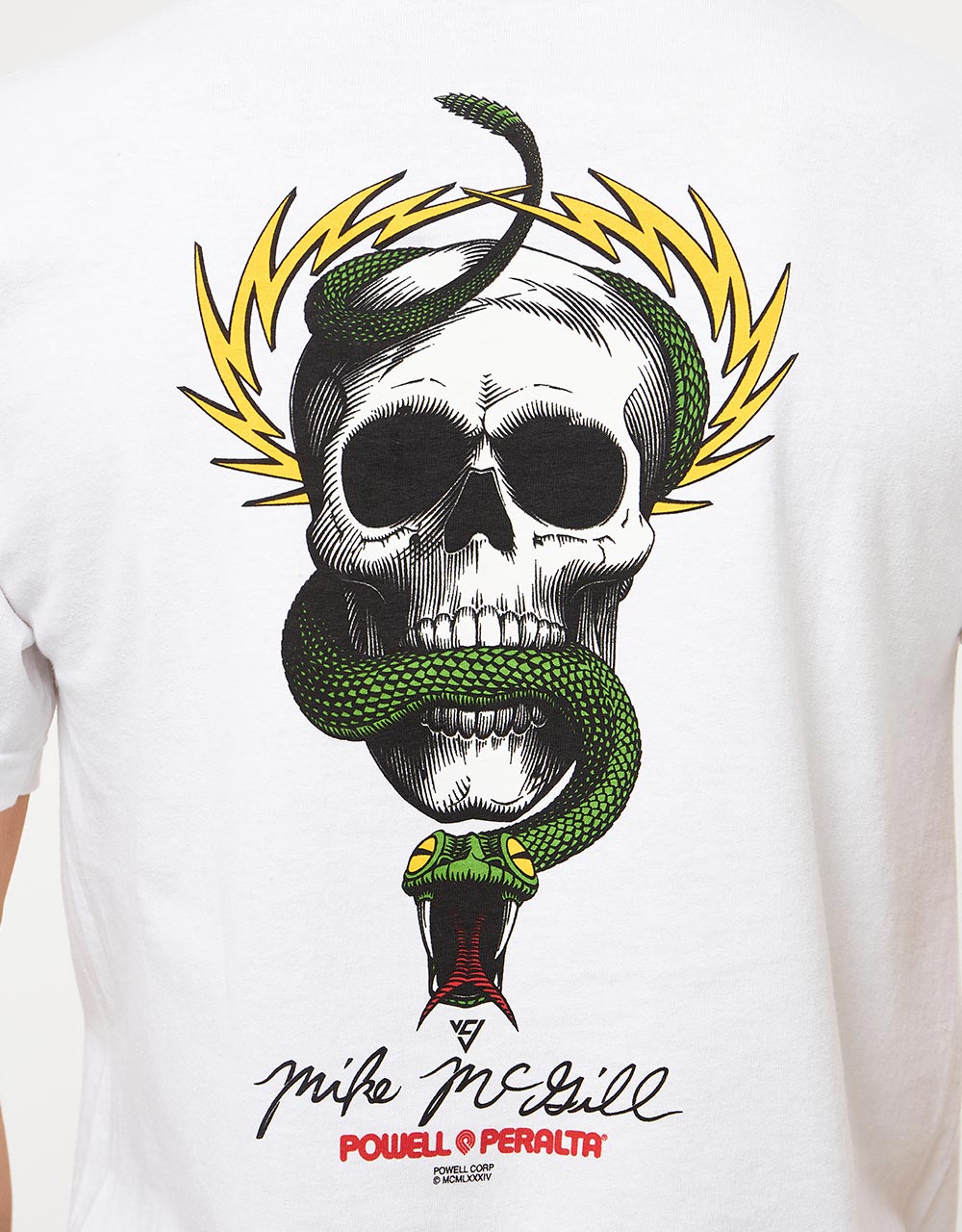 Powell Peralta McGill Skull & Snake T-Shirt - White