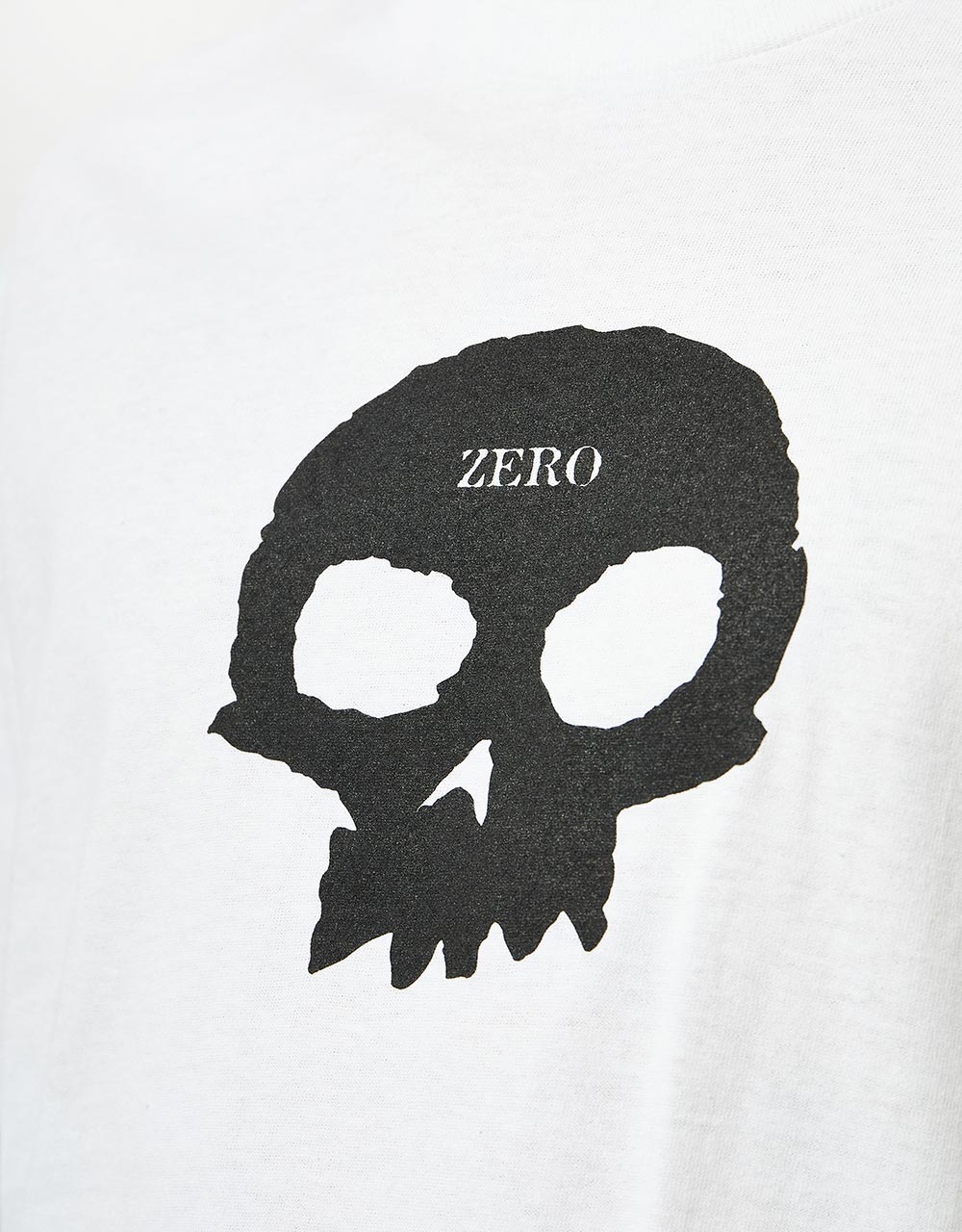 Zero Single Skull T-Shirt - White/Black