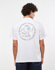 Blast Skates Golden Label Pocket T-Shirt - White