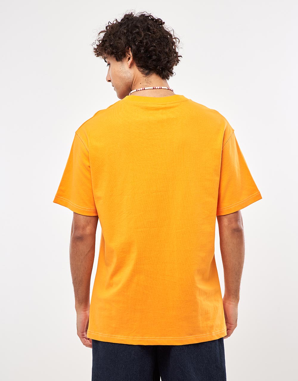 Pass~Port x Evisen Logo Lock~Up T-Shirt - Orange Sherbert