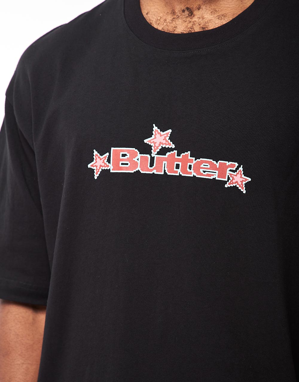 Butter Goods Star Logo T-Shirt - Black