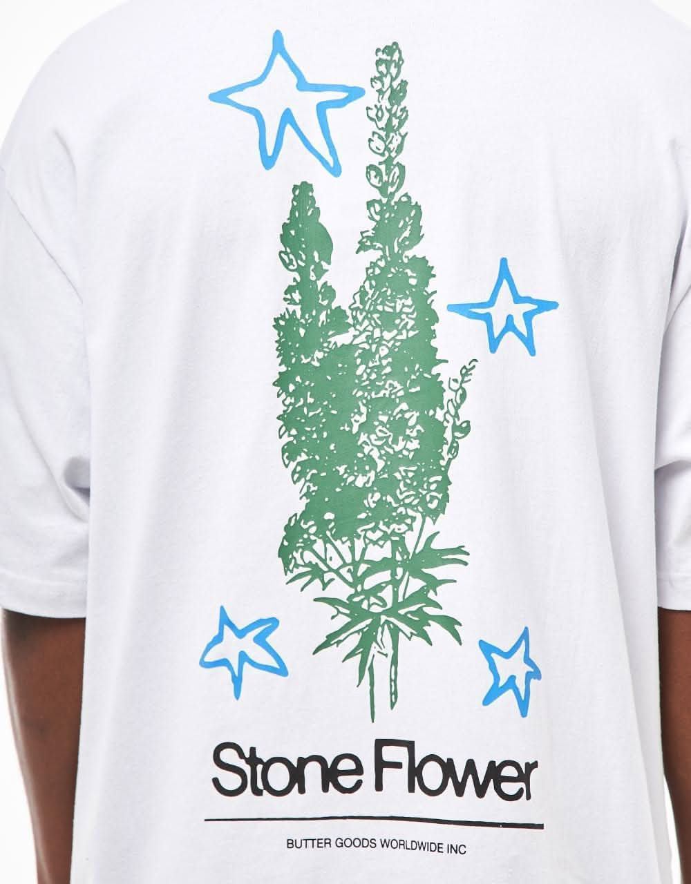 Butter Goods Stone Flower T-Shirt - White