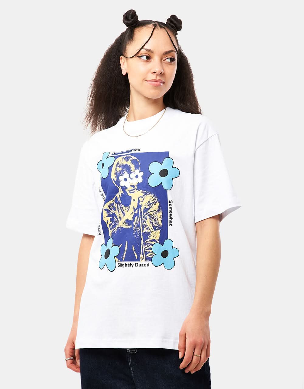 【BUTTER GOODS】 Dazed Tee / White Butter Goods Dazed T-Shirt - White | Route One