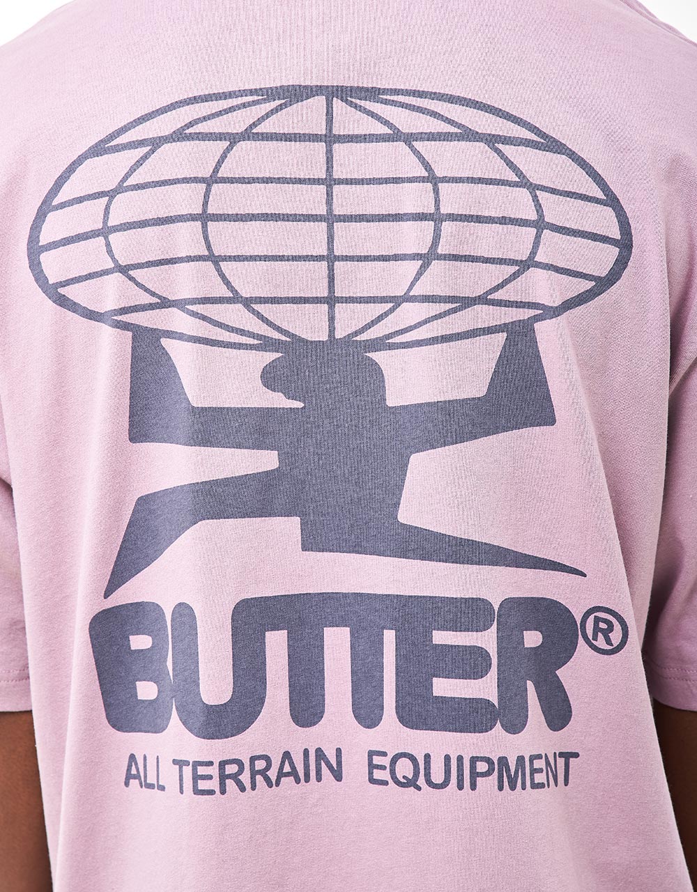 Butter Goods All Terrain T-Shirt - Washed Berry