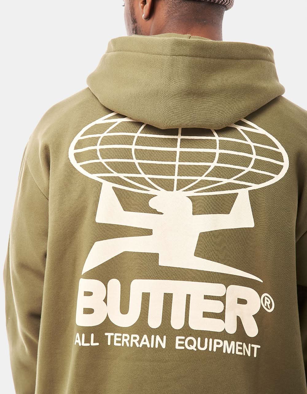 Butter Goods All Terrain Pullover Hoodie Army