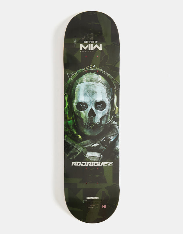 Primitive x Call of Duty Rodriguez Ghost Skateboard Deck - 8.125"