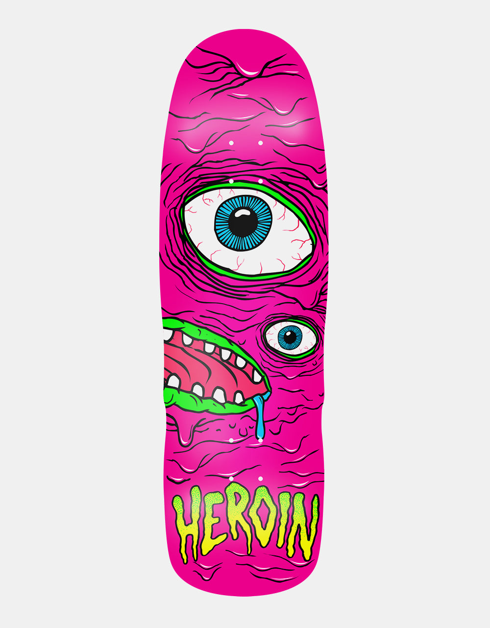 Heroin Pink Mutant Skateboard Deck - 9.5”