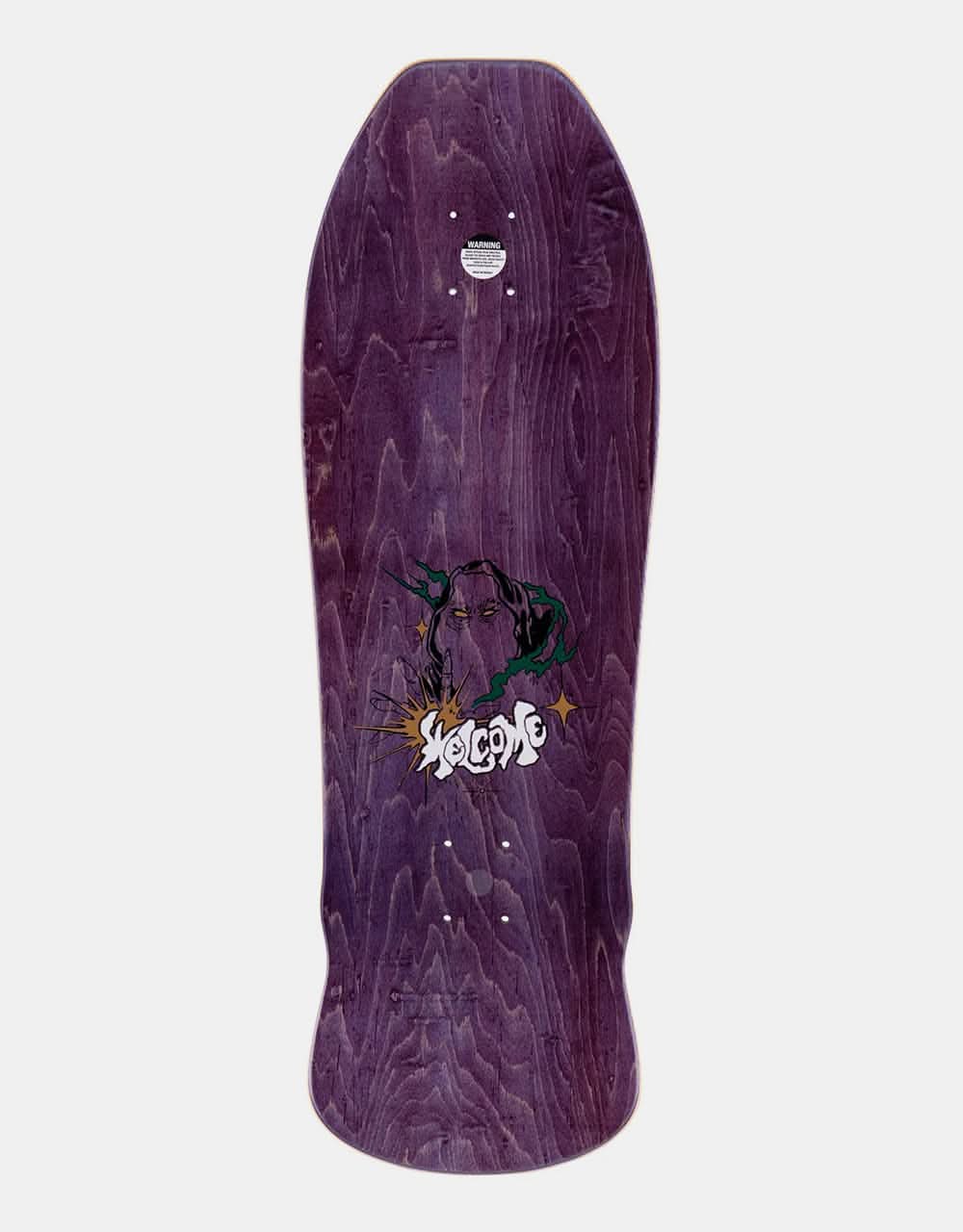 Bird Brain on Early Grab Skateboard Deck 10"