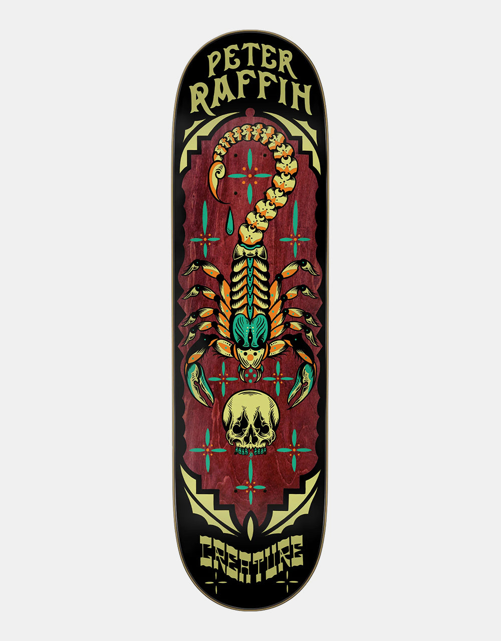 Creature Raffin Take Warning Skateboard Deck - 8.5"