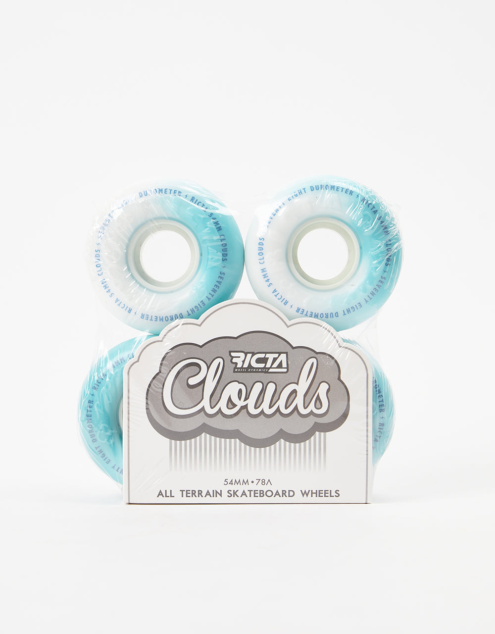 Ricta Clouds Swirls 78a Skateboard Wheels - 54mm