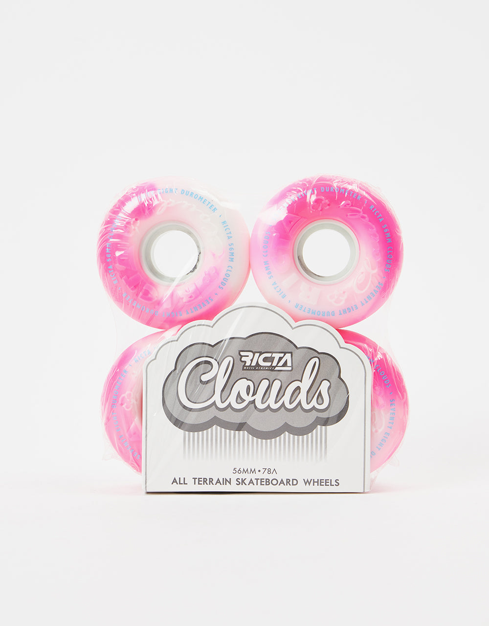 Ricta Clouds Swirls 78a Skateboard Wheels - 56mm